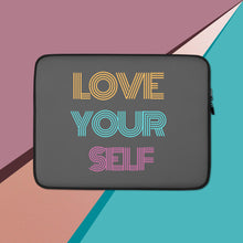 Load image into Gallery viewer, LOVE YOURSELF Laptop Sleeve