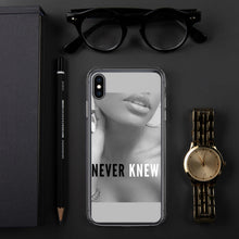 Load image into Gallery viewer, "NEVER KNEW" iPhone Case