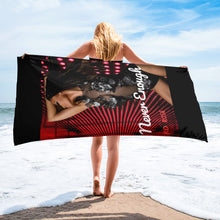 Load image into Gallery viewer, KD ROSE "Never Enough" LIFE-SIZE Beach Towel