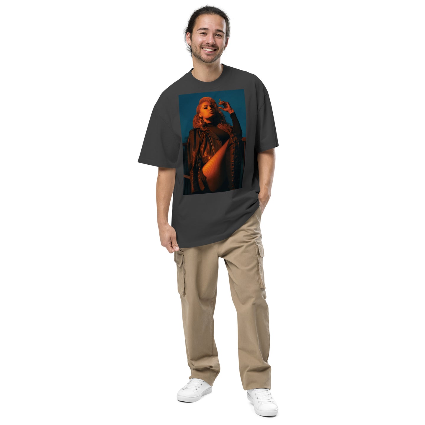 BAD GAL KD Oversized faded t-shirt