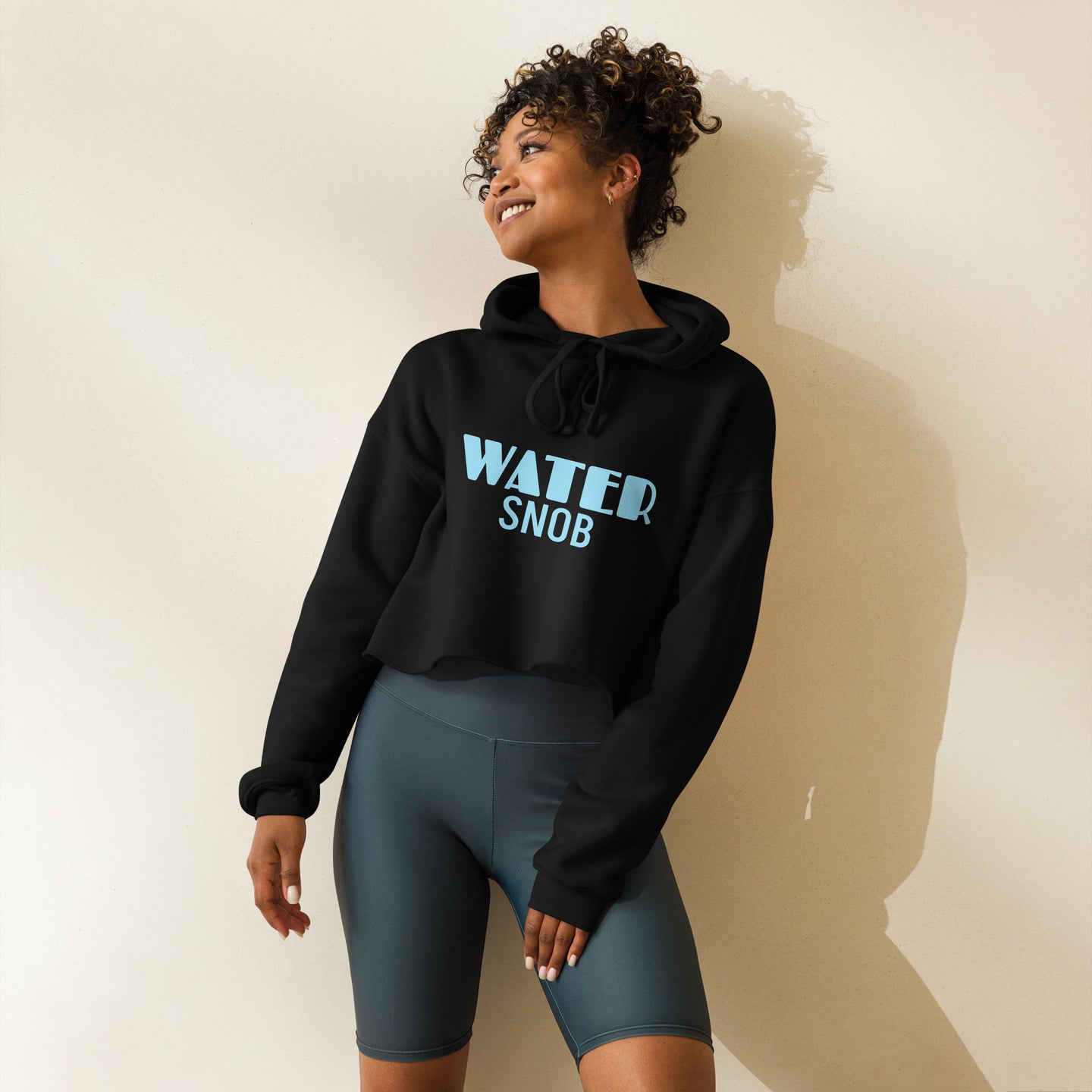 WATER SNOB sexy crop Hoodie
